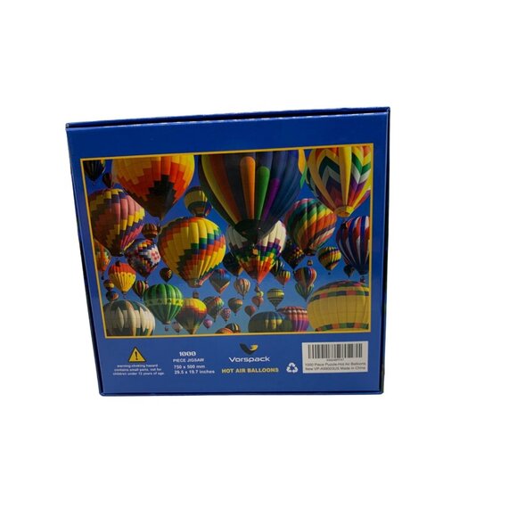 Vorspack Scenic Hot Air Balloon Fun Challenging 1000 pieces Jigsaw Puzzle - Picture 2 of 5